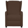 Sillón orejero elevable de masaje cuero sintético marrón de vidaXL, Sillones de masaje eléctricos - Ref: Foro24-3098252, Prec...