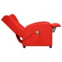 Sillón orejero elevable de masaje cuero sintético rojo de vidaXL, Sillones de masaje eléctricos - Ref: Foro24-3098255, Precio...