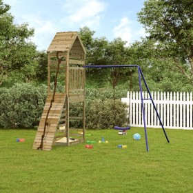 Außen-Spielplatz aus imprägnierter Kiefernholz von vidaXL, Schaukeln und Spielgeräte - Ref: Foro24-3156924, Preis: 361,99 €, ...