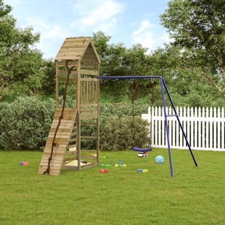 Outdoor playground made of impregnated pine wood by vidaXL, Swings and play structures - Ref: Foro24-3156924, Price: 361,99 €...