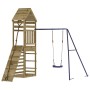 Outdoor playground made of impregnated pine wood by vidaXL, Swings and play structures - Ref: Foro24-3156924, Price: 361,99 €...