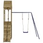 Outdoor playground made of impregnated pine wood by vidaXL, Swings and play structures - Ref: Foro24-3156924, Price: 361,99 €...