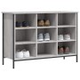 Zapatero madera de ingeniería gris Sonoma 100x35x70 cm de vidaXL, Zapateros y organizadores de calzado - Ref: Foro24-831846, ...