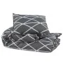 Gray cotton duvet cover set 200x200 cm by vidaXL, Duvet covers - Ref: Foro24-136050, Price: 26,60 €, Discount: %
