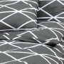 Gray cotton duvet cover set 200x200 cm by vidaXL, Duvet covers - Ref: Foro24-136050, Price: 25,99 €, Discount: %