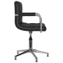 Silla de oficina giratoria de cuero sintético negro de vidaXL, Sillas de oficina - Ref: Foro24-334750, Precio: 95,21 €, Descu...