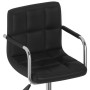 Silla de oficina giratoria de cuero sintético negro de vidaXL, Sillas de oficina - Ref: Foro24-334750, Precio: 95,21 €, Descu...