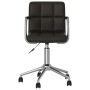 Silla de oficina giratoria de cuero sintético negro de vidaXL, Sillas de oficina - Ref: Foro24-334812, Precio: 94,89 €, Descu...