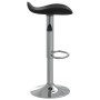 Chromed Steel and Black Faux Leather Kitchen Stool by vidaXL, Kitchen stools - Ref: Foro24-335080, Price: 65,84 €, Discount: %