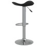 Chromed Steel and Black Faux Leather Kitchen Stool by vidaXL, Kitchen stools - Ref: Foro24-335080, Price: 65,84 €, Discount: %