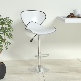 White synthetic leather kitchen stool by vidaXL, Kitchen stools - Ref: Foro24-335129, Price: 85,63 €, Discount: %