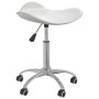 Silla de oficina de cuero sintético blanco de vidaXL, Sillas de oficina - Ref: Foro24-3088555, Precio: 52,19 €, Descuento: %