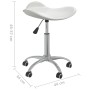 Silla de oficina de cuero sintético blanco de vidaXL, Sillas de oficina - Ref: Foro24-3088555, Precio: 52,19 €, Descuento: %