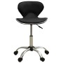 Silla de oficina de cuero sintético negra de vidaXL, Sillas de oficina - Ref: Foro24-3088626, Precio: 83,83 €, Descuento: %