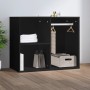 Mueble de vestidor madera de ingeniería negro 80x40x65 cm de vidaXL, Taquillas y armarios de almacenamiento - Ref: Foro24-808...