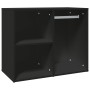 Black engineered wood dressing room furniture 80x40x65 cm by vidaXL, Lockers and storage cabinets - Ref: Foro24-808847, Price...