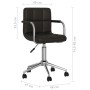 Black synthetic leather swivel dining chair by vidaXL, dining chairs - Ref: Foro24-3088186, Price: 94,89 €, Discount: %