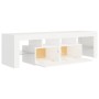 Mueble de TV con luces LED blanco 140x36,6x40 cm de vidaXL, Muebles TV - Ref: Foro24-804364, Precio: 124,04 €, Descuento: %