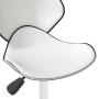 White synthetic leather kitchen stool by vidaXL, Kitchen stools - Ref: Foro24-335109, Price: 77,99 €, Discount: %