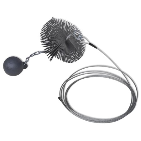 Round chimney cleaning brush 15 cm by vidaXL, Chimney sweep - Ref: Foro24-141271, Price: 35,92 €, Discount: %