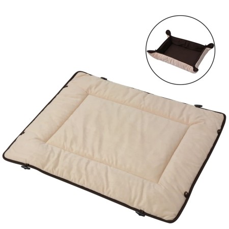 Cama-estera para perro Marrón 65x100 cm de vidaXL, Camas para perros - Ref: Foro24-131374, Precio: 27,02 €, Descuento: %