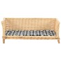 Dog basket with natural willow cushion 90x54x35 cm by vidaXL, Beds for dogs - Ref: Foro24-170775, Price: 122,83 €, Discount: %