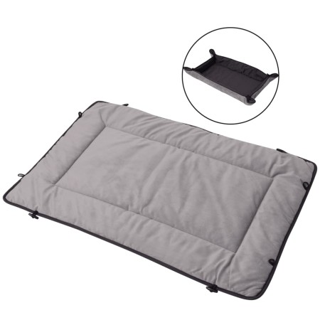 Gray dog bed-mat 65x100 cm by vidaXL, Beds for dogs - Ref: Foro24-131372, Price: 25,94 €, Discount: %