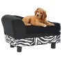 Schwarzes Plüsch-Hundesofa 57x34x36 cm von vidaXL, Betten für Hunde - Ref: Foro24-170939, Preis: 73,96 €, Rabatt: %