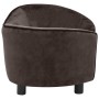 Brown plush dog sofa 69x49x40 cm by vidaXL, Beds for dogs - Ref: Foro24-170942, Price: 93,06 €, Discount: %