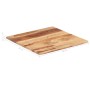 Solid acacia wood table top 25-27 mm 60x60 cm by vidaXL, Table tops - Ref: Foro24-285988, Price: 66,99 €, Discount: %