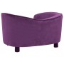 Burgundy plush dog sofa 69x49x40 cm by vidaXL, Beds for dogs - Ref: Foro24-171024, Price: 106,77 €, Discount: %