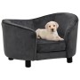 Dunkelgraues Hundesofa aus Plüsch, 69 x 49 x 40 cm von vidaXL, Betten für Hunde - Ref: Foro24-171022, Preis: 102,17 €, Rabatt: %