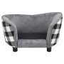 Gray plush dog sofa 68x38x38 cm by vidaXL, Beds for dogs - Ref: Foro24-170963, Price: 102,64 €, Discount: %