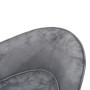 Gray plush dog sofa 68x38x38 cm by vidaXL, Beds for dogs - Ref: Foro24-170963, Price: 102,64 €, Discount: %