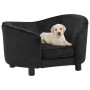 Schwarzes Hundesofa aus Plüsch, 69 x 49 x 40 cm von vidaXL, Betten für Hunde - Ref: Foro24-171021, Preis: 103,82 €, Rabatt: %