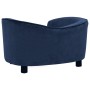 Blaues Plüsch-Hundesofa 69x49x40 cm von vidaXL, Betten für Hunde - Ref: Foro24-171023, Preis: 109,11 €, Rabatt: %