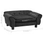 Dark gray plush dog sofa 72x45x30 cm by vidaXL, Beds for dogs - Ref: Foro24-171039, Price: 91,61 €, Discount: %