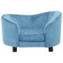 Turquoise plush dog sofa 69x49x40 cm by vidaXL, Beds for dogs - Ref: Foro24-171026, Price: 106,77 €, Discount: %