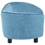 Turquoise plush dog sofa 69x49x40 cm by vidaXL, Beds for dogs - Ref: Foro24-171026, Price: 106,77 €, Discount: %