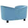 Turquoise plush dog sofa 69x49x40 cm by vidaXL, Beds for dogs - Ref: Foro24-171026, Price: 106,77 €, Discount: %