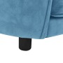 Turquoise plush dog sofa 69x49x40 cm by vidaXL, Beds for dogs - Ref: Foro24-171026, Price: 106,77 €, Discount: %