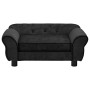 Black plush dog sofa 72x45x30 cm by vidaXL, Beds for dogs - Ref: Foro24-171038, Price: 71,99 €, Discount: %