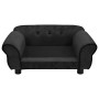 Black plush dog sofa 72x45x30 cm by vidaXL, Beds for dogs - Ref: Foro24-171038, Price: 71,99 €, Discount: %