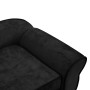 Black plush dog sofa 72x45x30 cm by vidaXL, Beds for dogs - Ref: Foro24-171038, Price: 71,99 €, Discount: %