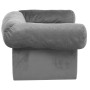 Sofá para perros con cajón felpa gris 75x50x38 cm de vidaXL, Camas para perros - Ref: Foro24-171076, Precio: 99,80 €, Descuen...