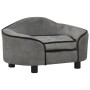 Graues Hundesofa aus Plüsch, 67 x 47 x 36 cm von vidaXL, Betten für Hunde - Ref: Foro24-171084, Preis: 91,83 €, Rabatt: %