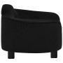 Black plush dog sofa 67x47x36 cm by vidaXL, Beds for dogs - Ref: Foro24-171086, Price: 91,83 €, Discount: %