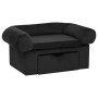 Dog sofa with black plush drawer 75x50x38 cm by vidaXL, Beds for dogs - Ref: Foro24-171078, Price: 97,19 €, Discount: %