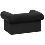 Sofá para perros con cajón felpa negro 75x50x38 cm de vidaXL, Camas para perros - Ref: Foro24-171078, Precio: 97,19 €, Descue...