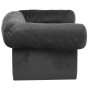 Sofá para perros con cajón felpa gris oscuro 75x50x38 cm de vidaXL, Camas para perros - Ref: Foro24-171079, Precio: 96,90 €, ...